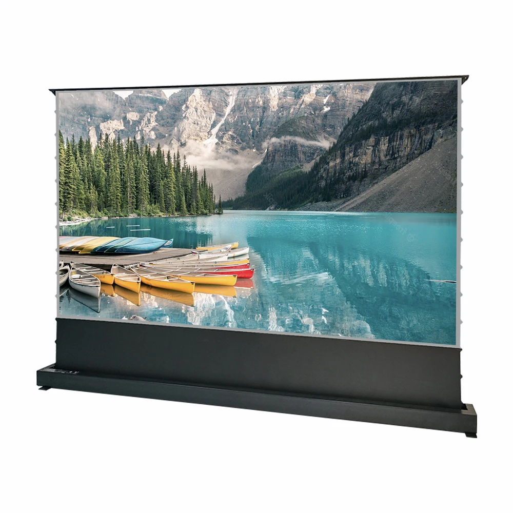 Motorized Floor Rising ALR Projector Screen for Ultra Short Throw Projectors 100 Inch -FFSUST100