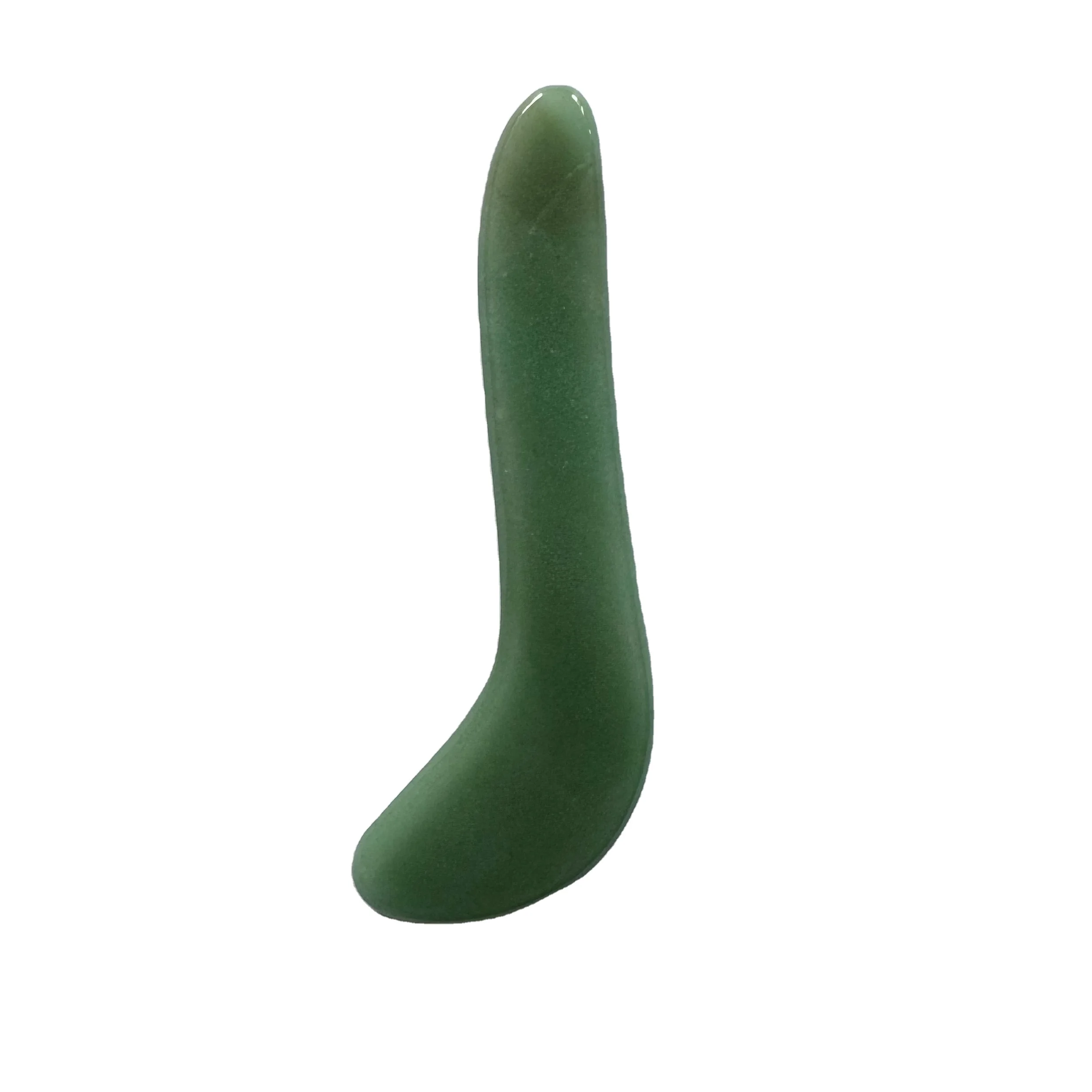 Factory Supply Green Aventurine Gemstone Green Aventurine Golf Club Shaped Gua Sha