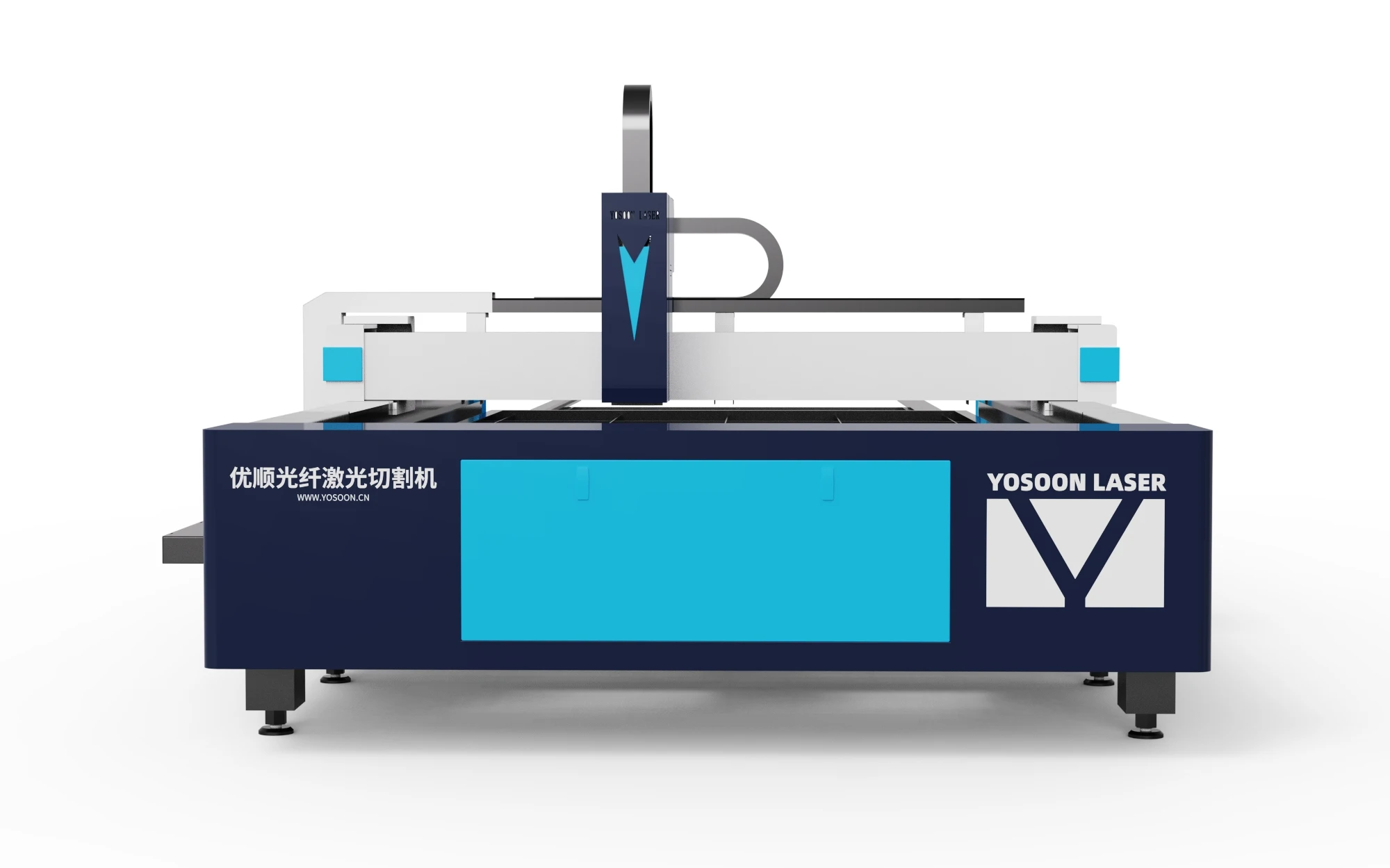 Лазерный резак Yosoon высокой мощности 2000 Вт высокоскоростные обменные столы cnc лазерная машина для резки металла нержавеющей