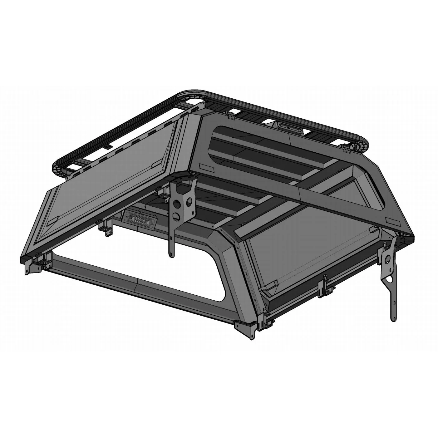 Steel Dual Cab Auto car parts steel Pickup Truck Canopy for NISSAN NAVARA D22  Back  cover