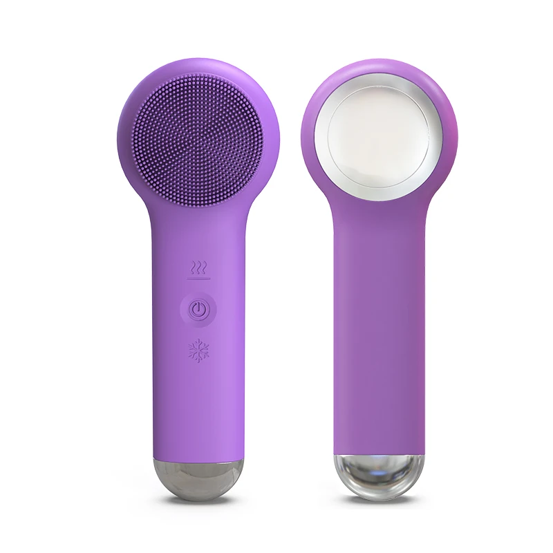 New Design Cepillo De Limpieza Wholesale Exfoliating Face Electric Waterproof Silicone Sonic Facial Cleansing Brush