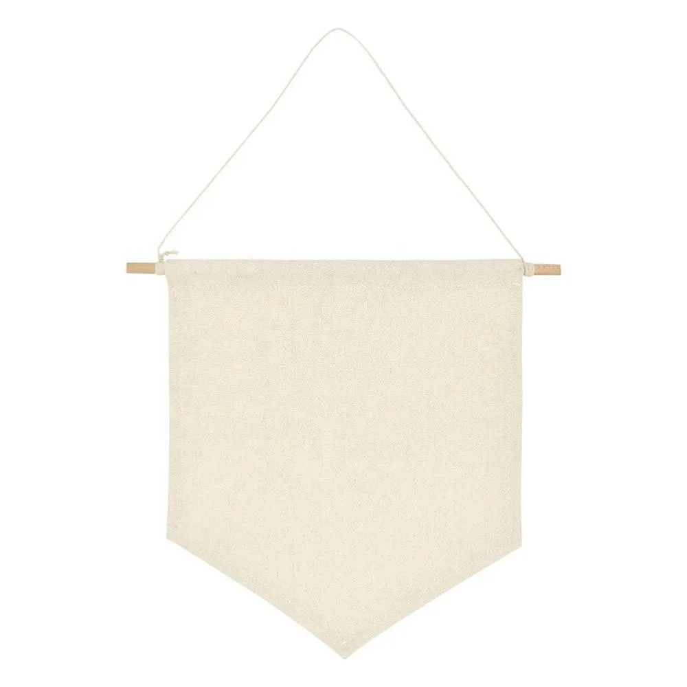 Pin Display Pennant Banner Enamel Lapel Pin Badge Flag Plain Blank Canvas Wall Banner Badge Storage Home Hanging Decorations