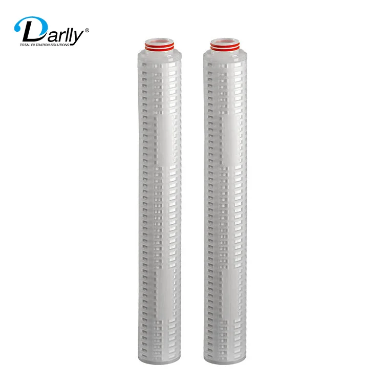 pp pleated filter cartridge for fine chemical /fermentation liquids/colloid material filtration