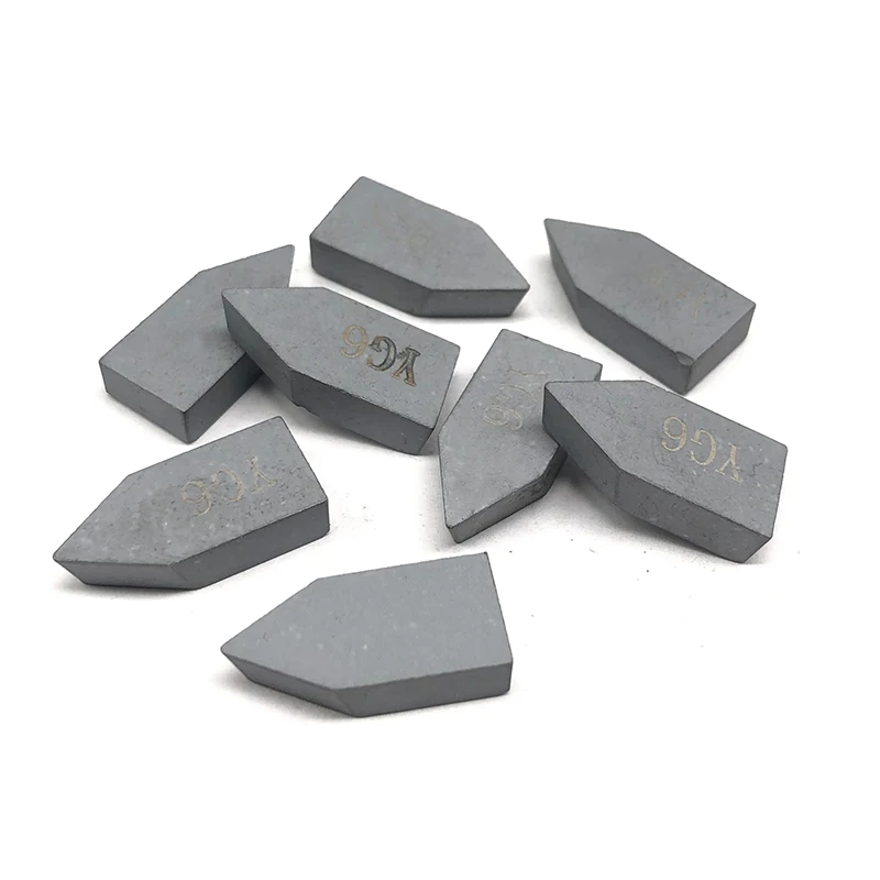 YG6 C125 цементированный карбид вольфрама Паяные наконечники в наличии