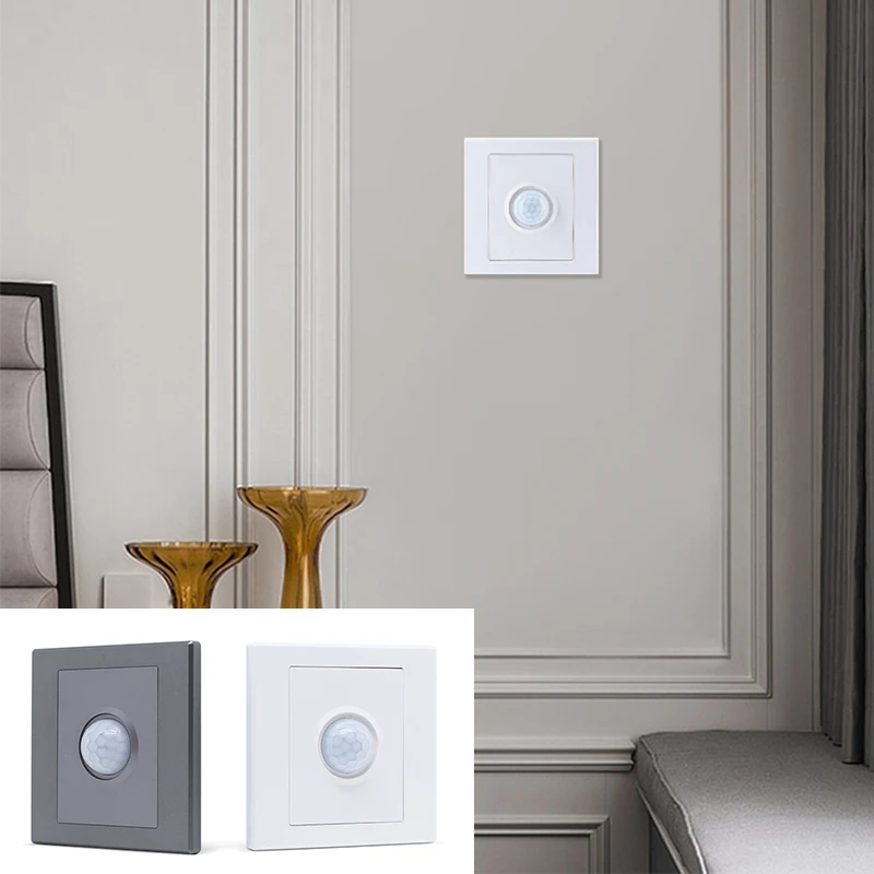GuangShu wall motion sensor light switch automatic indoor smart sensor switch for light