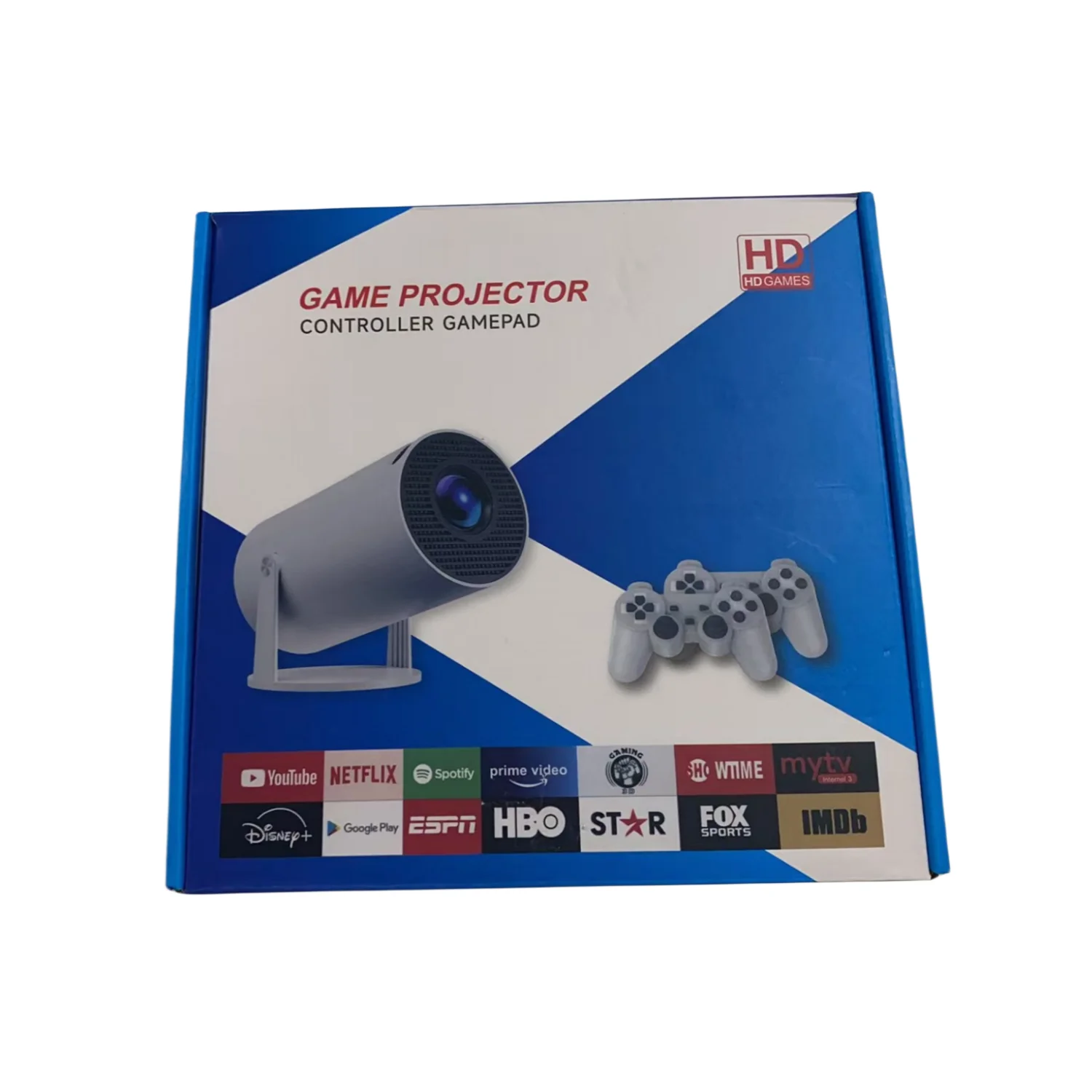 Rongqi HY300 H713 Game Version Projector 720P Android 11 Home Smart Portable Support 4K Wifi Proyector