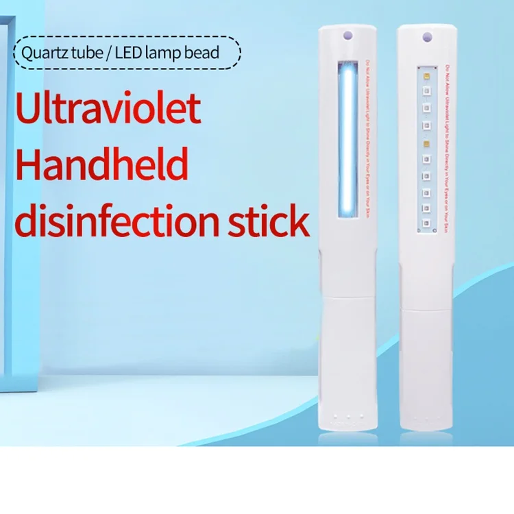 2020 new Portable Ultraviolet Lamps mercury lamp handheld AA battery gravity sensor disinfection uv sterilizer