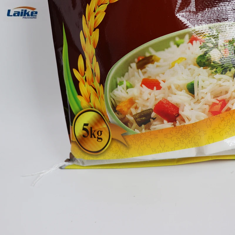 New 5KG 10KG 20KG 25KG 50KG Plastic PP Woven Sack Bag Laminated for Rice Corn Grain Wheat Flour Sand Fertilizer Soil  Packing