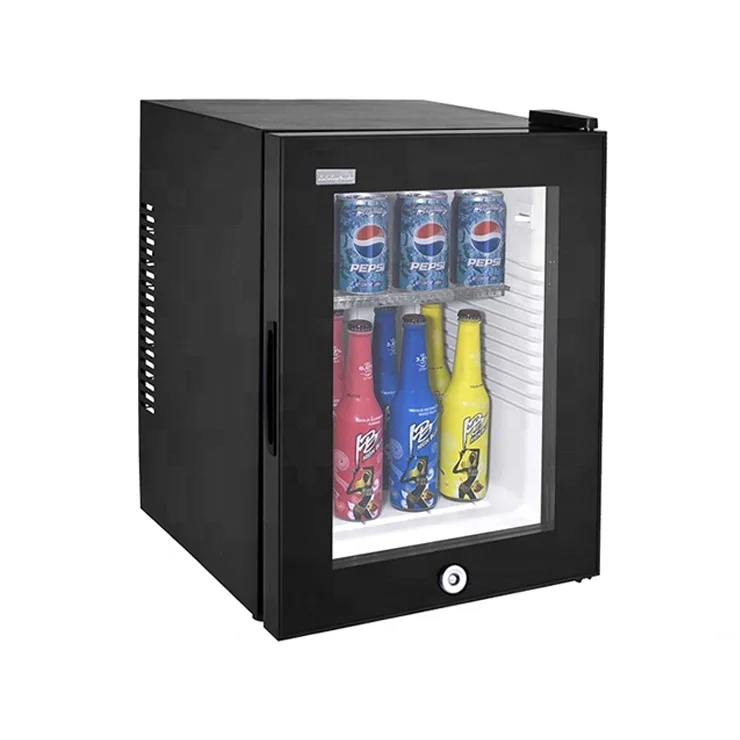 OEM ODM 40L стеклянная дверь отеля мини бар Супер Бесшумный