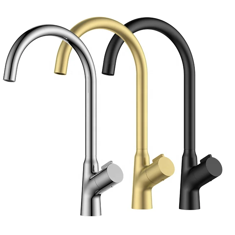 Kitchen Faucet Water Tap Modern Kitchen Taps Brass Sprayer Gold Kitchen Mixer Sink Faucets Black