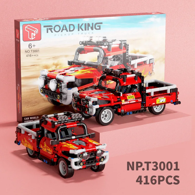 Hot Sale Kids Toys Building Block Sets Building Blocks Toys Pull Back Racing Car Educational Brick Block Toys