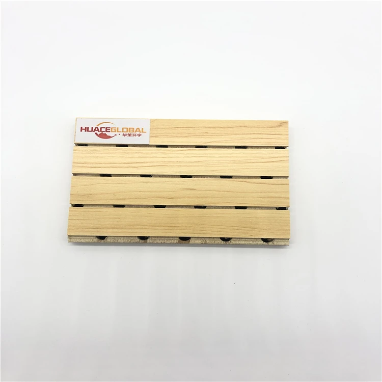 
environmental groove wooden acoustic panels for auditorium decorative wooden sound insulation acoustic panel 