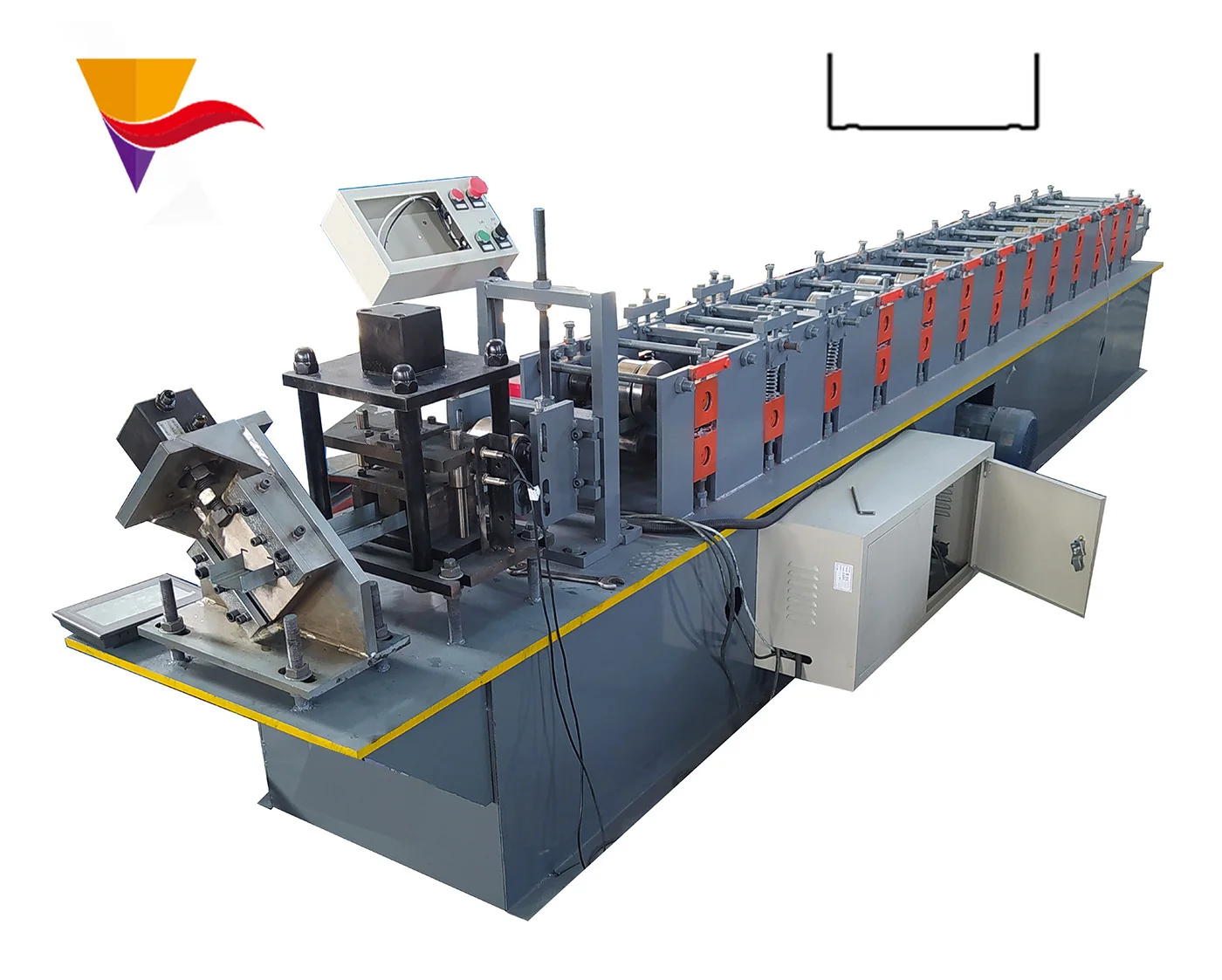 C-Beam Machinery Equipment Metal Color Steel Roll Forming Machine