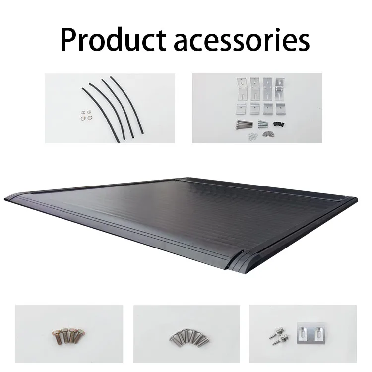 high quality manual electric roller lid shutter car accessories pickup retractable tonneau cover