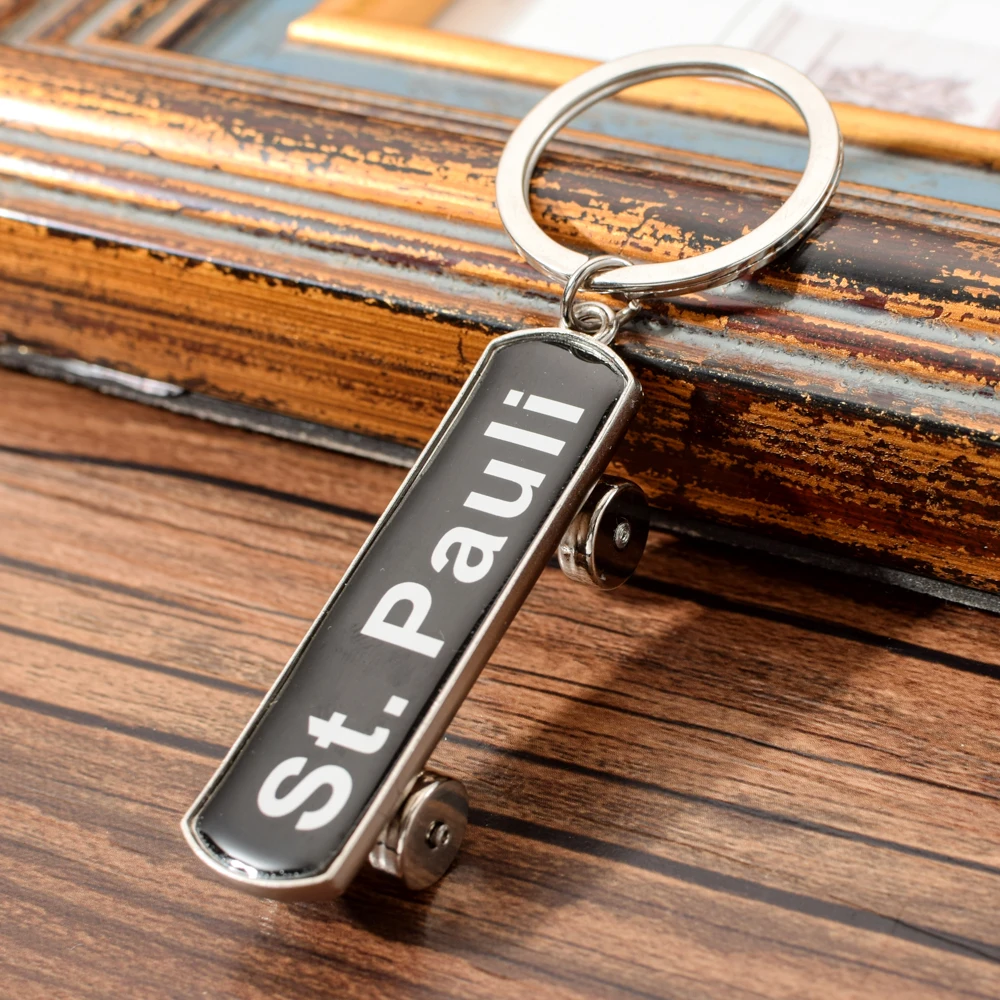 Creative Skateboard Metal Keychain Sports Related Gifts Scooter Keychain