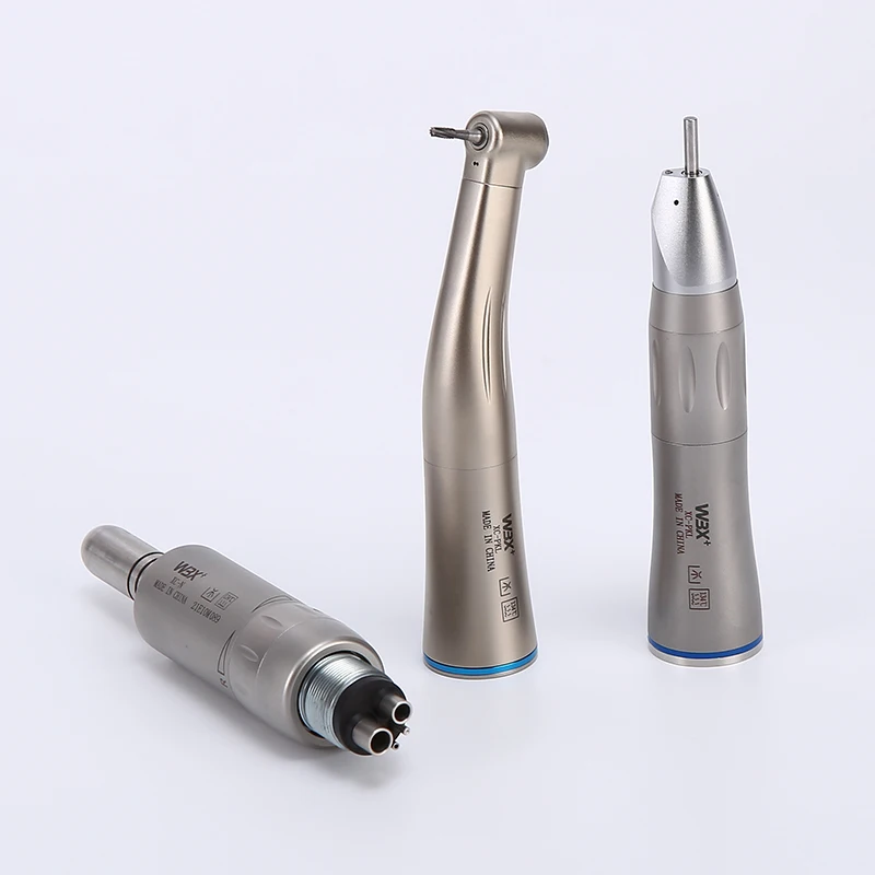 Dental straight handpiece low speed inner spray handpiece 1:1 ratio without/with optical for dentist