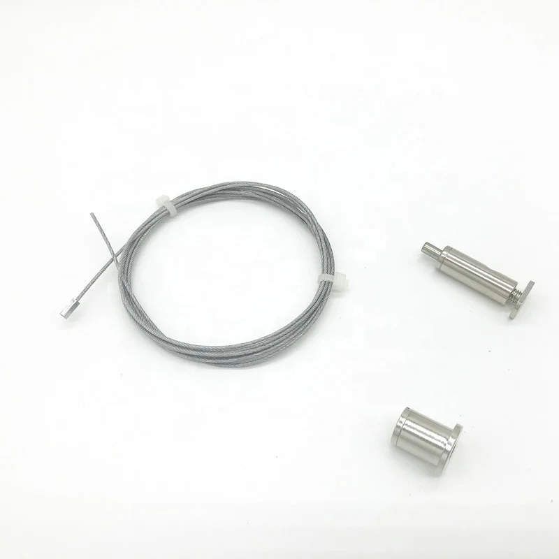 Suspension kit comes with 2 assemblies, one cable gripper and wire rope specialist in hanging system