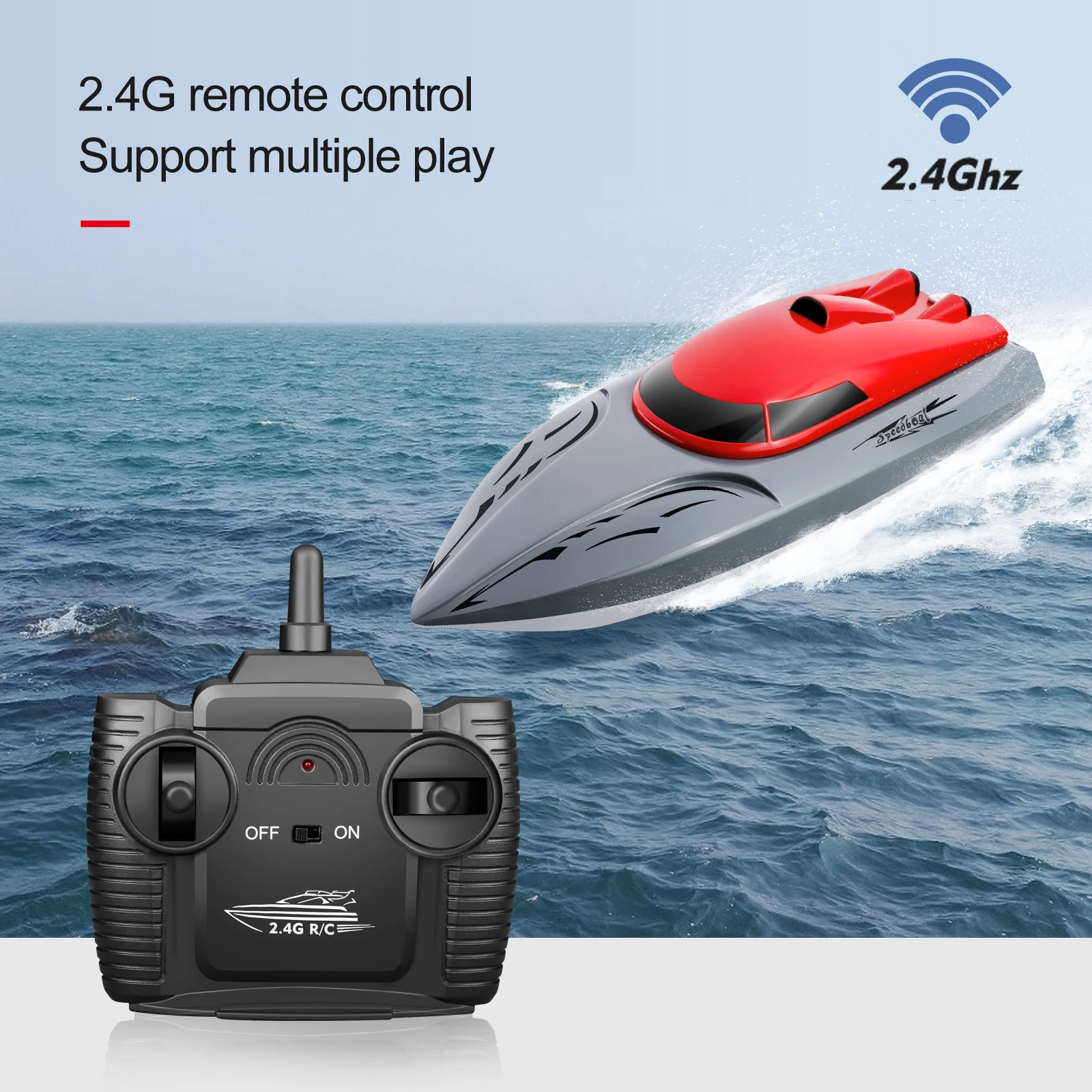 2.4g RC Boat 806 High Speed Remote Control  toys  for Kids Adults Boat Innovative  for boy and girl gift