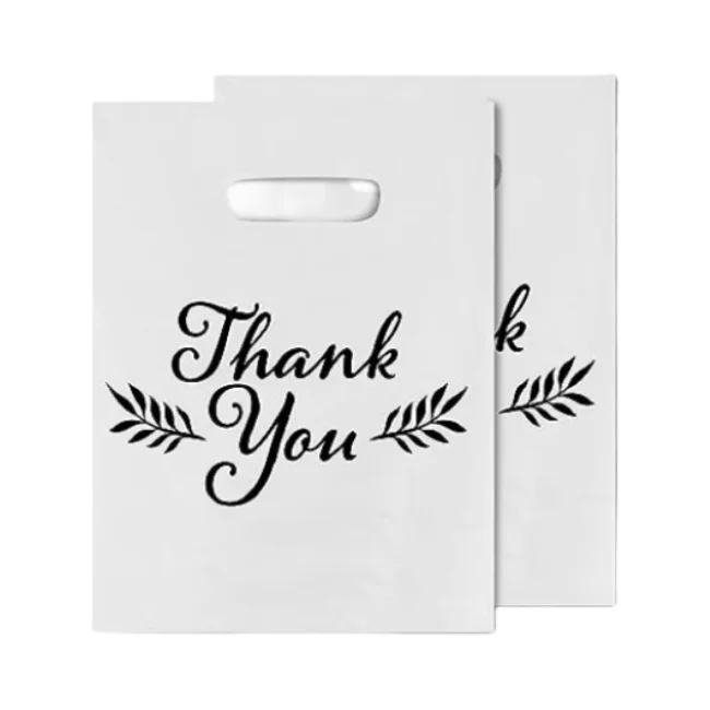 Customized Logo Pink Shop Shopping Packaging Bag Foldable Carry Bag