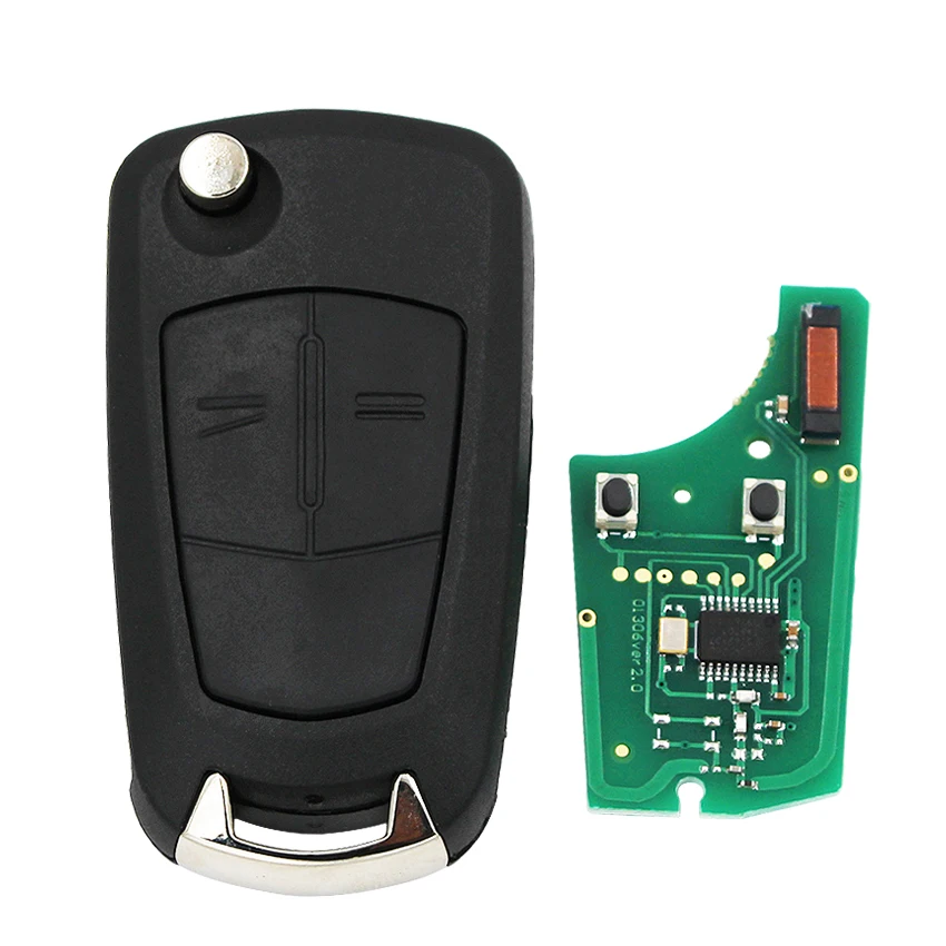 2 Buttons Remote Key Car Key Fob 433Mhz PCF7941 Chip for Opel Vauxhall Astra H 2004 2005 2006 2007 2008 2009 Zafira B 2005-2013