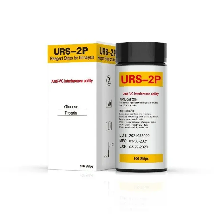 Portable URS-1G high quality urine test strip urinalysis test strip Glucose urine test strips