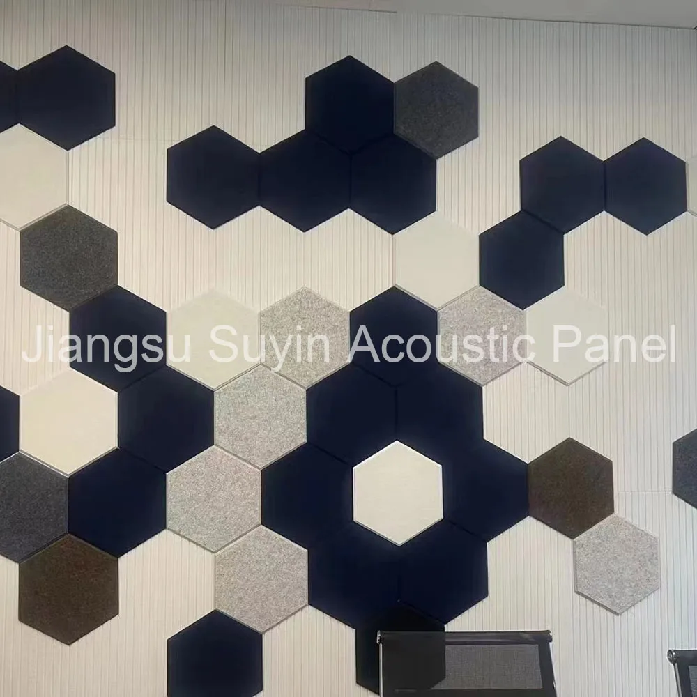 Polyester fiber mdf black wooden acoustic ceiling panels sound absorbing akupanel slat wall panels