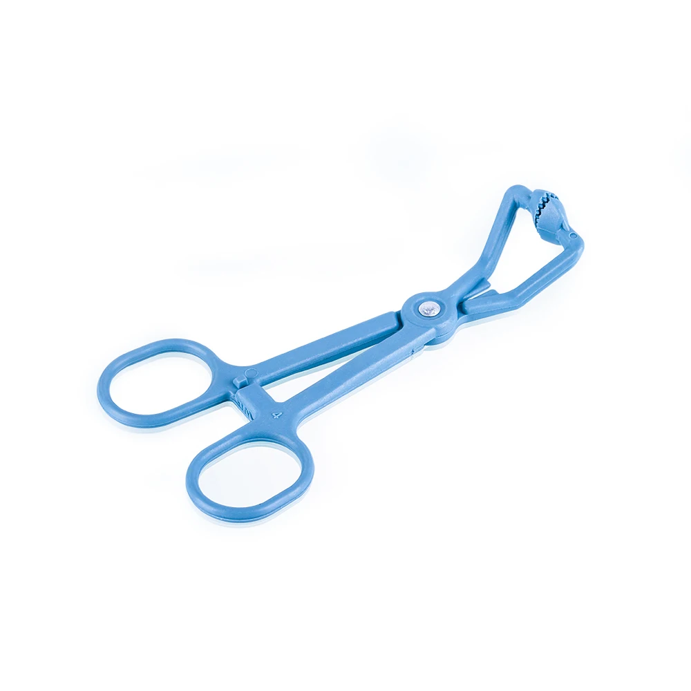 Disposable Medical Plastic Forceps Rhombus Type 13.9cm