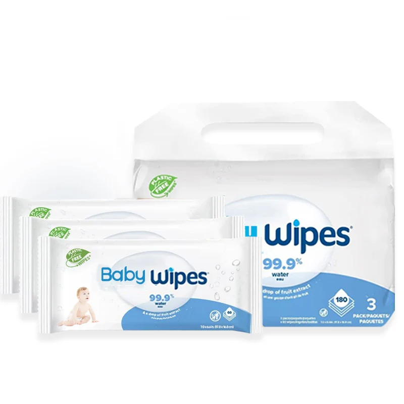 Oem baby wipes without alcohol baby wet wipes original biodegradable baby wipes