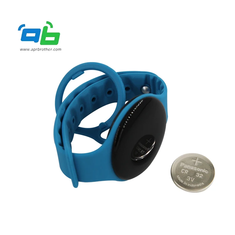 BLE 4.0 Wristband Beacon and Eddystone compatible for tracking