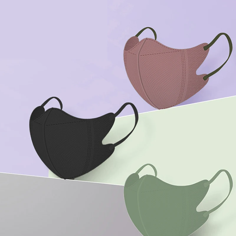 Оптовая продажа, 3D высококачественные многоразовые защитные черные лицевые маски для лица с клапаном для дыхания