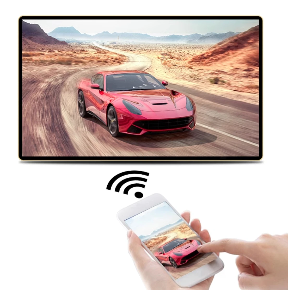 Wall mounted 21.5 inch 1080P Android Lcd Capacitive Interactive Advertising Display All In One Pc Touch Screen Monitor