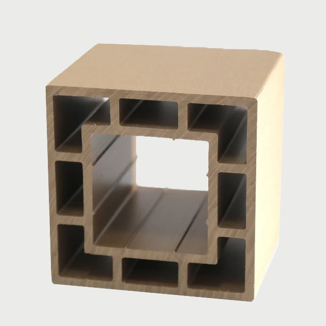 Переработанная древесина для наружного сада, балкона, патио, балясины, столб забора, столб, колонна, строительный материал 150*150 мм, квадратная трубка из ДПК