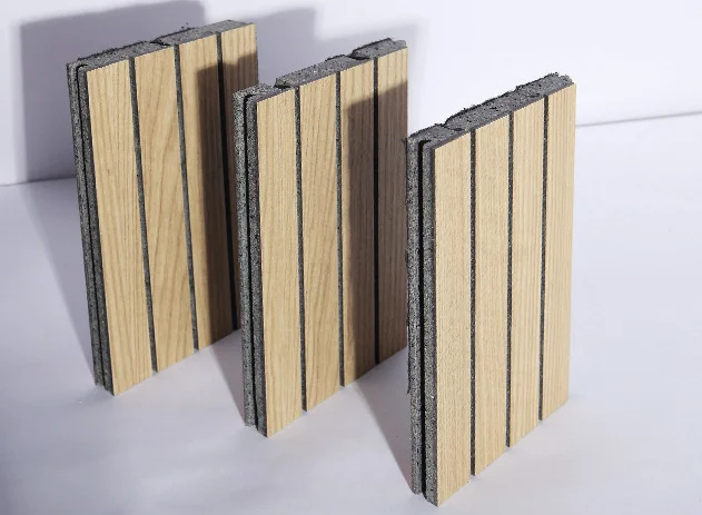 Decorative Flame Retardant Theater Wooden Fiber Wall Wool Slat Acoustic Panels Soundproof wall for industrial use