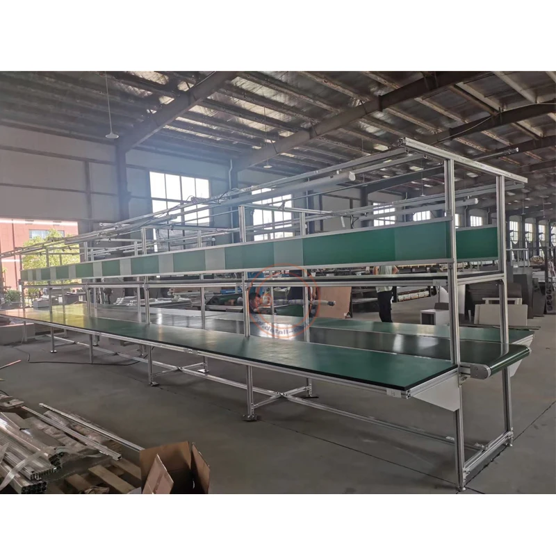 Top Manual Assembly Lines Small Conveyor Belt Line For Pcb