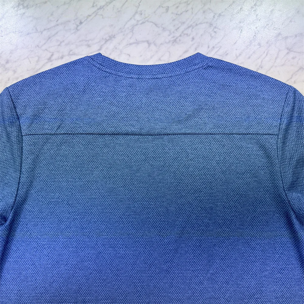 Careful Selection 100% Polyester Heather Jersey Sportswear O-Neck Tee Shirt For Men