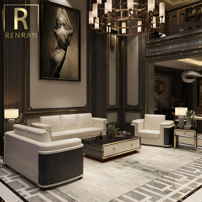 hot sale italian luxury classic italian style furniture living room sofas sofa set dubai leather sofa furniture