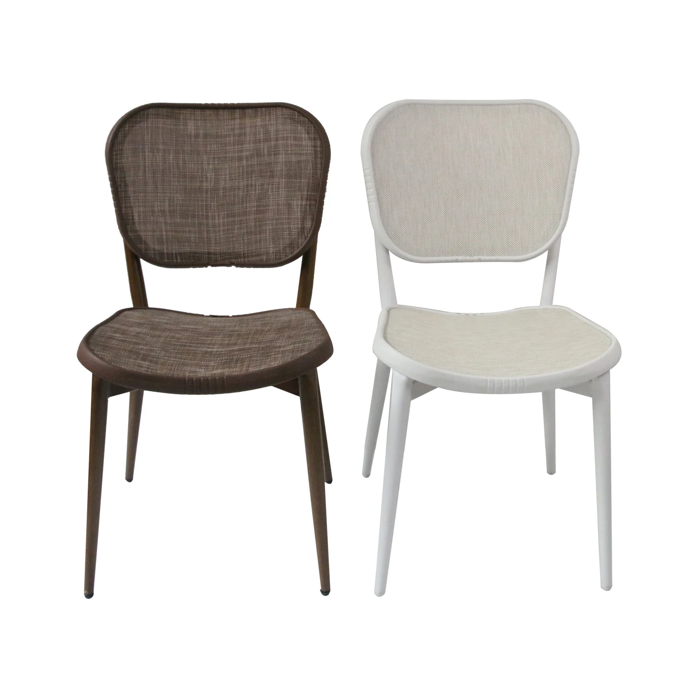 Relax Cafe Garden Fabric Cheap Stackable Furniture Aluminium Outdoor Chair