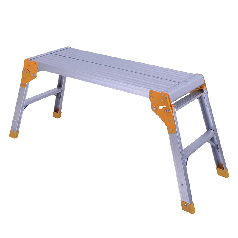 600*600mm Aluminum Folding Sturdy Working Platform Car Washing Stool Ladder Step Other Ladders Work Platform