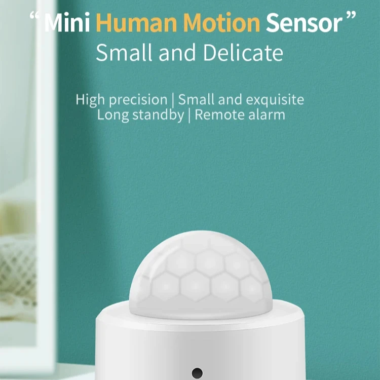 Anti Theft Tuya WiFi Motion Sensor 2 in 1 Zigbee Mini PIR Motion Detector +Light Passive Infrared Security Burglar Alarm Sensor