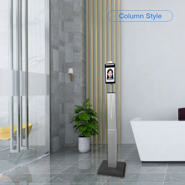 8 дюймов AI высокий уровень безопасности контроля доступа тела измерения температуры уход за кожей лица идентификационный