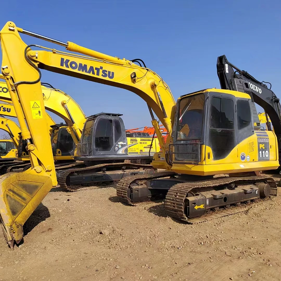 Используемое строительное оборудование Komatsu 100 гусеничный экскаватор для продажи в Японии PC100 б/у