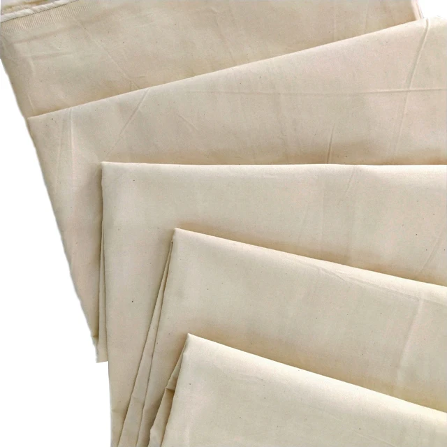 
100% Cotton 40 Yarn Twill White Grey Greige Fabric wide bedding fabric 