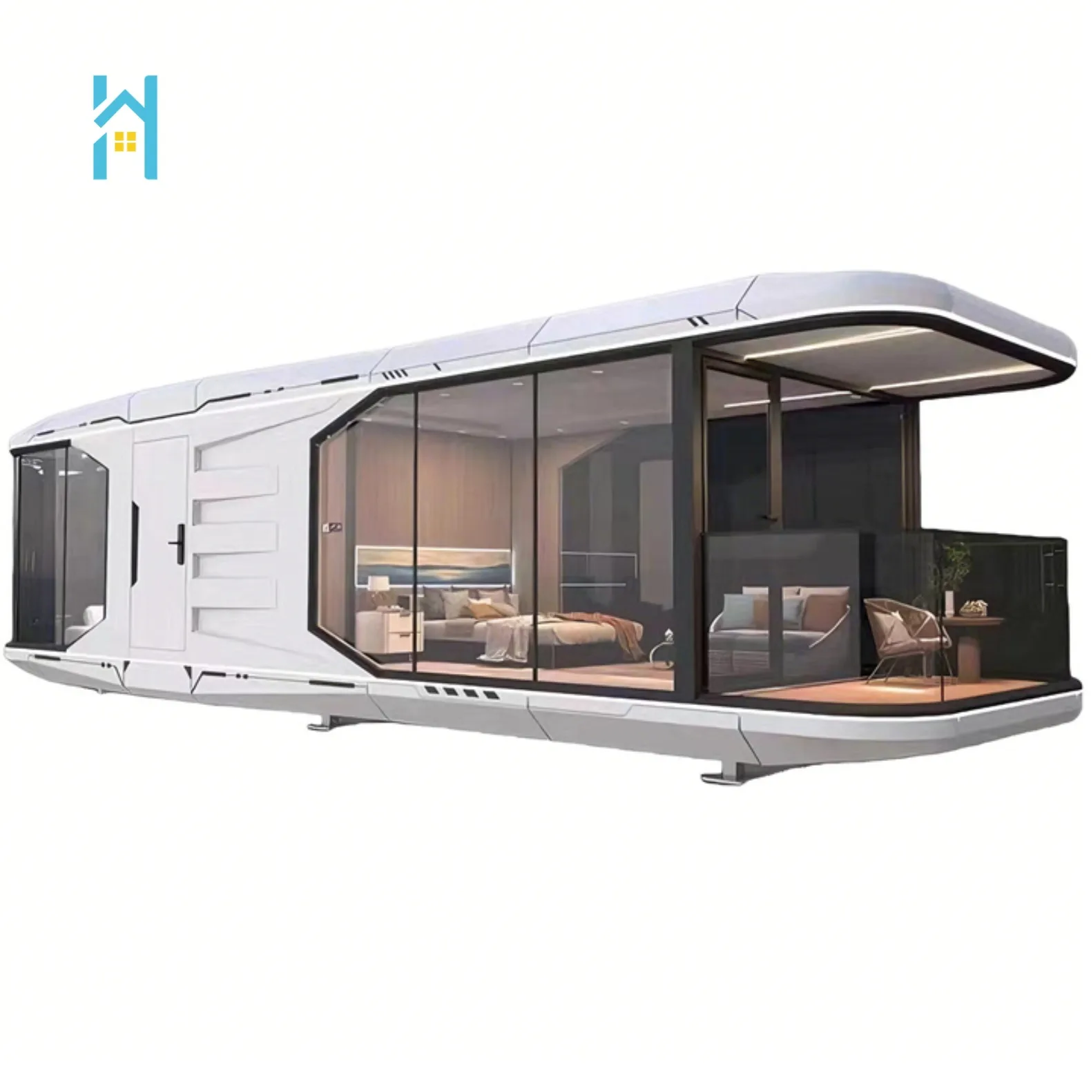 Дом космическая капсула сборная передвижная Капсульная каюта коммерческий дом космический капсульный