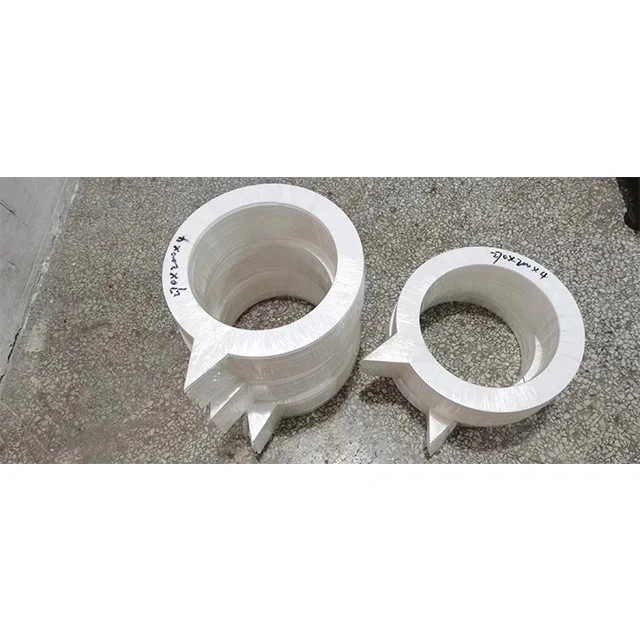 Customized Size Or Standard Size White Expand PTFE Gasket PTFE Rod And Sheet Gasket