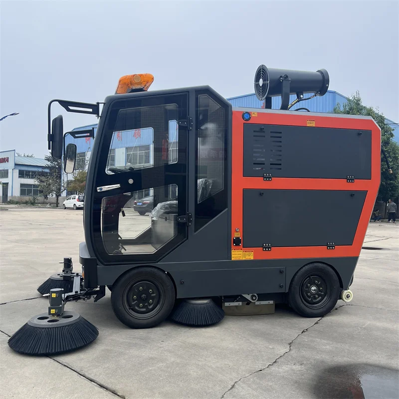 Заводская цена Tx2300 закрытая уборочная машина для уборки в кабине улицы дороги б/у щетки продажи