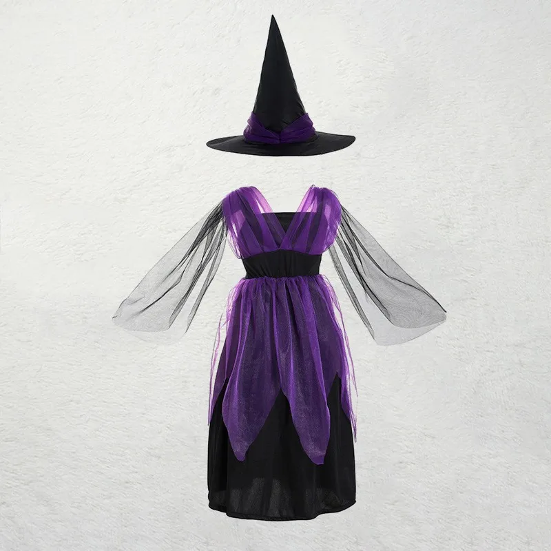 Halloween costumes  children cosplay cartoon costumes witch role-playing Halloween costumes