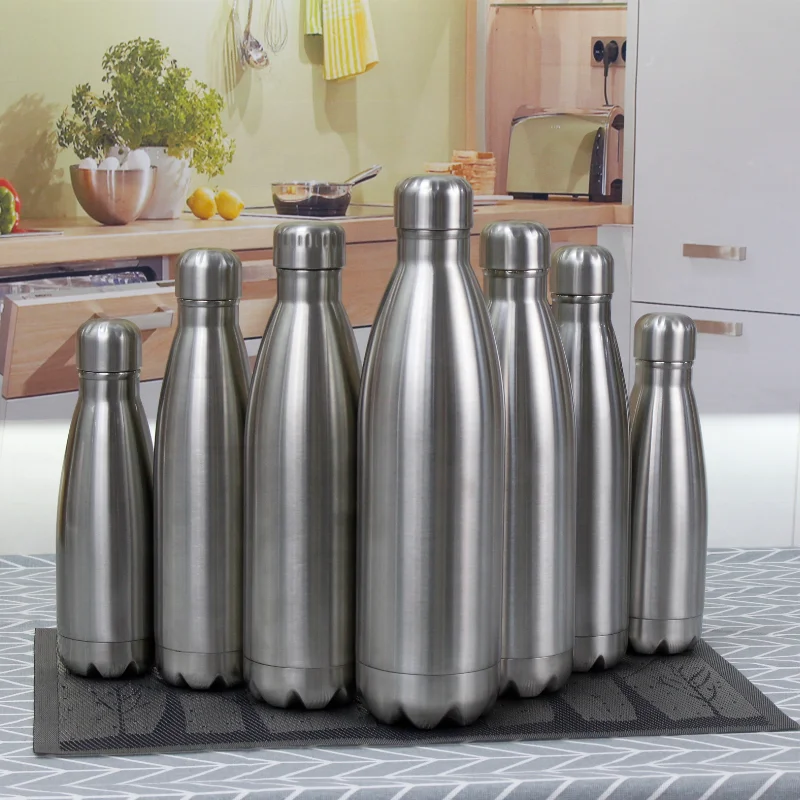 260ml -2000ml customized Hot Cold Sports Gym School Camping 304 Double Wall Stainless Steel Vacuum Insulated Thermos Coke Bottle
