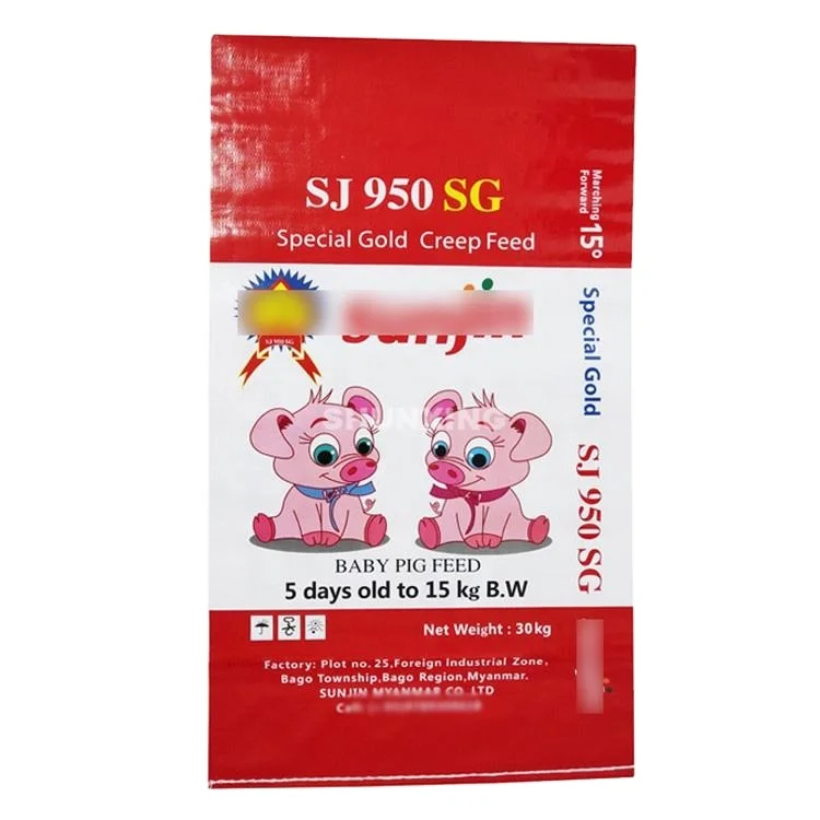 Vietnam Manufacturer 25kg 50kg feed fertilizer urea packing plastic polypropylene pp woven bag without PE liner