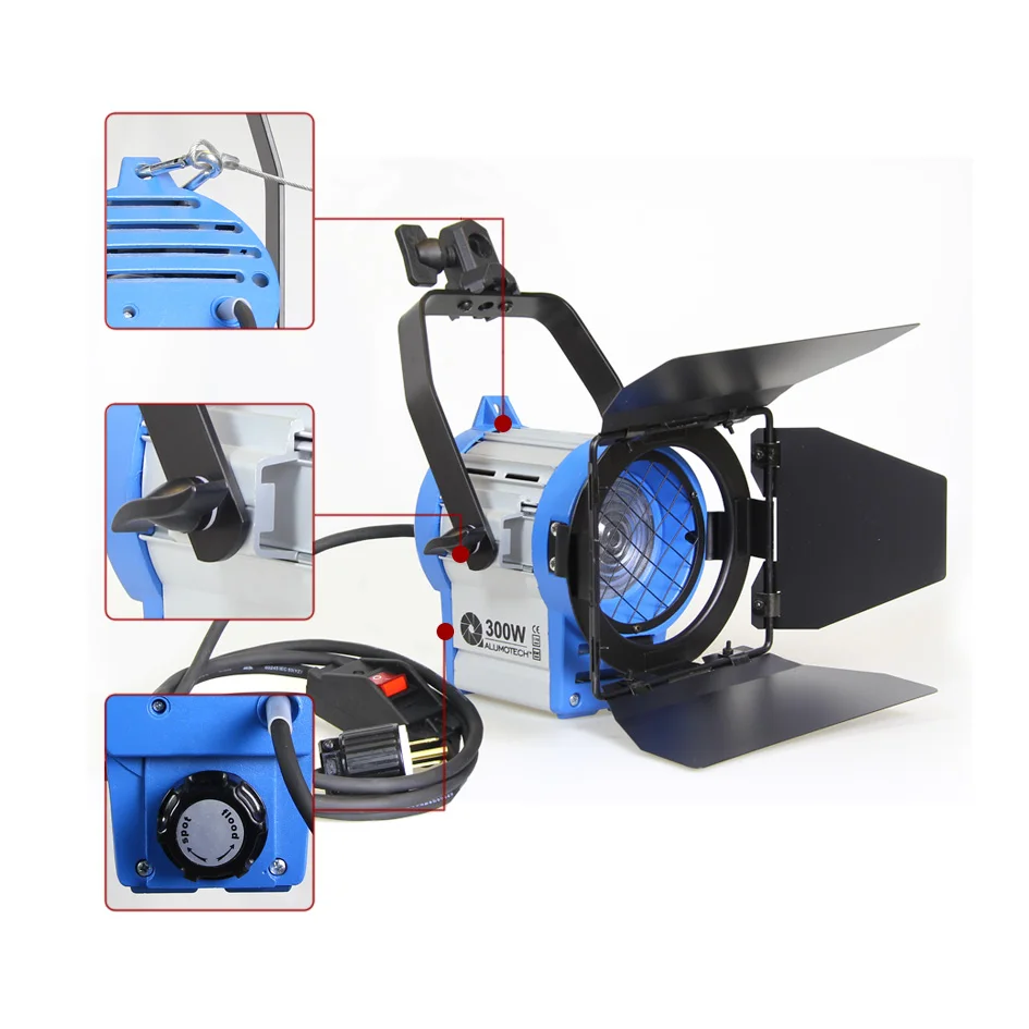 Как Arri 1000W Высокое качество Hmi френеля пятно свет для съемки фильма