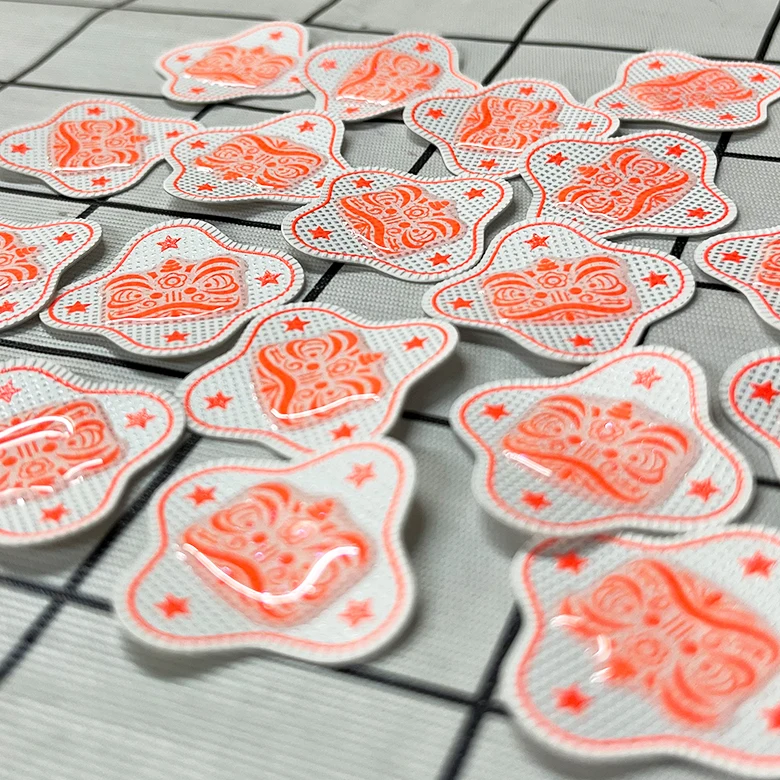 Custom silicone 3d heat press transfer letters logo stickers vinyl decals iron on patch heat transfer sticker for t-shirt